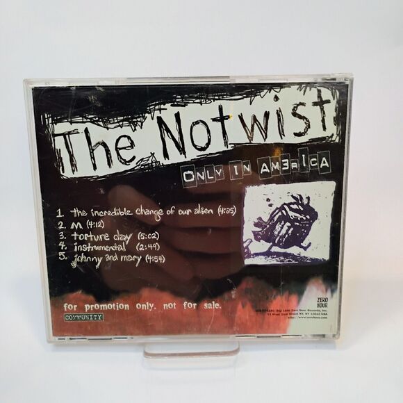 The Notwist- Only in America CD Zero Hour Records #ZER-CD1180 Promo 5 Song EP - Picture 2 of 3